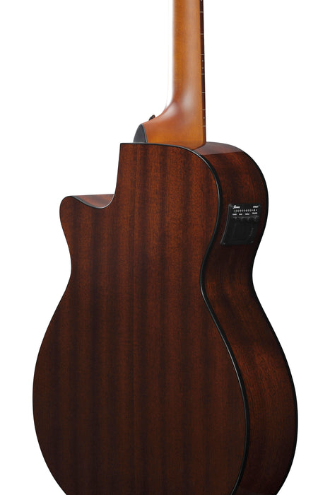 Ibanez AEGB24FE Acoustic Bass Guitar, Mahogany Sunburst High Gloss