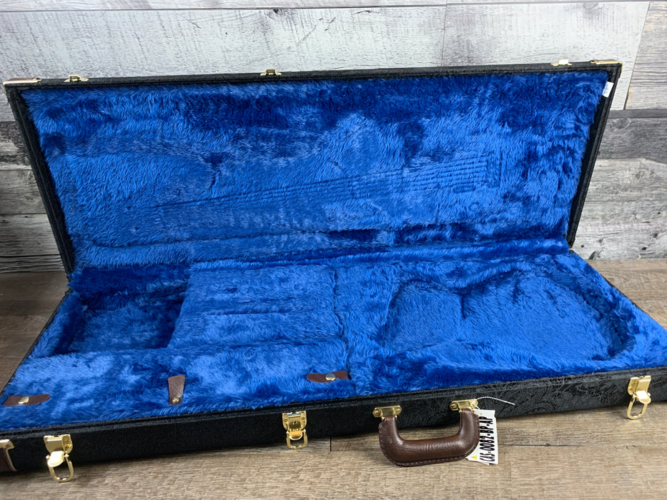 PRS Singlecut Hard Guitar Case 2010s - Black Paisley / Blue Interior - Used