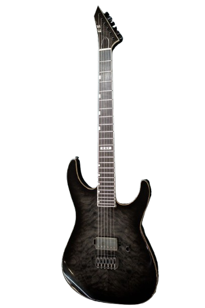 ESP E-II M-I NT QM, See-through Black Sunburst