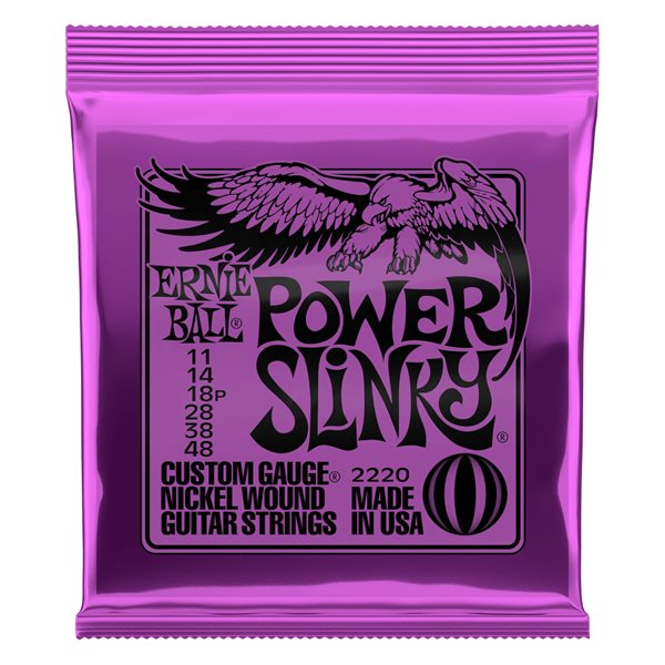 Ernie Ball Power Slinky 11-48 Strings - Purple