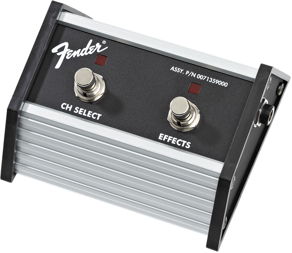 Fender 2-Button Footswitch Channel Select/Effects On/Off with 1/4" Jack