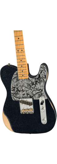 Fender Brad Paisley Esquire, Maple Fingerboard - Black Sparkle