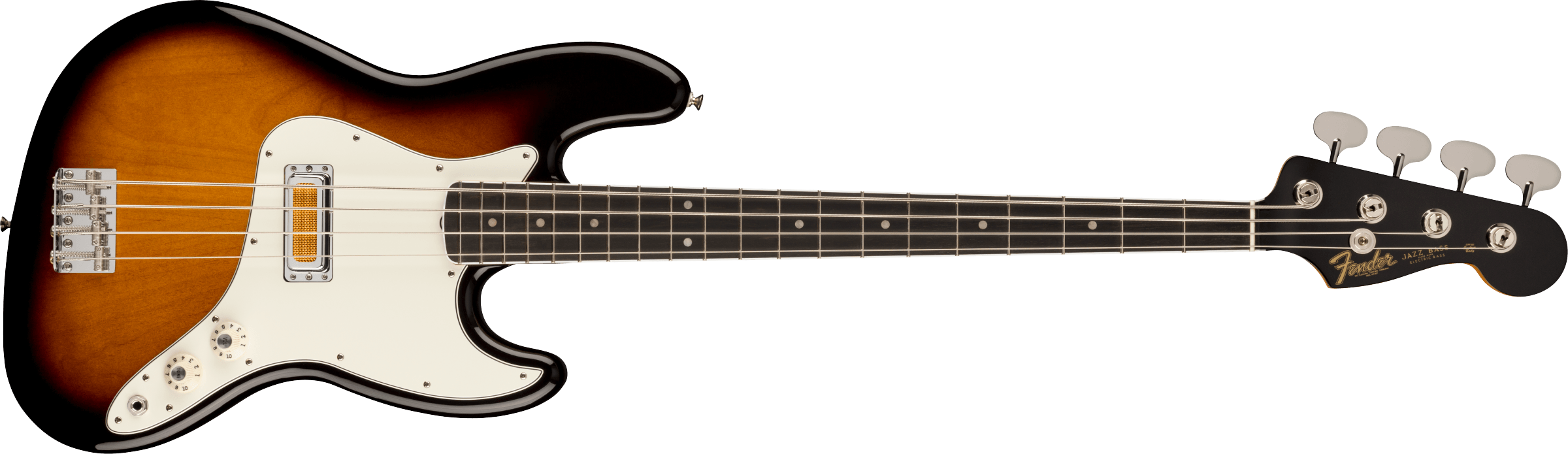 Fender Gold Foil Jazz Bass, Ebony Fingerboard, 2-Color Sunburst