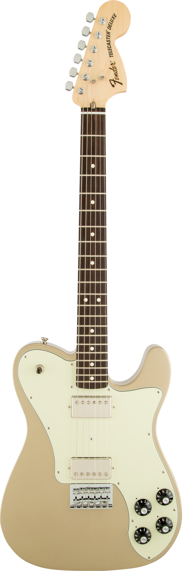 Fender Chris Shiflett Telecaster Deluxe - Shoreline Gold for Sale