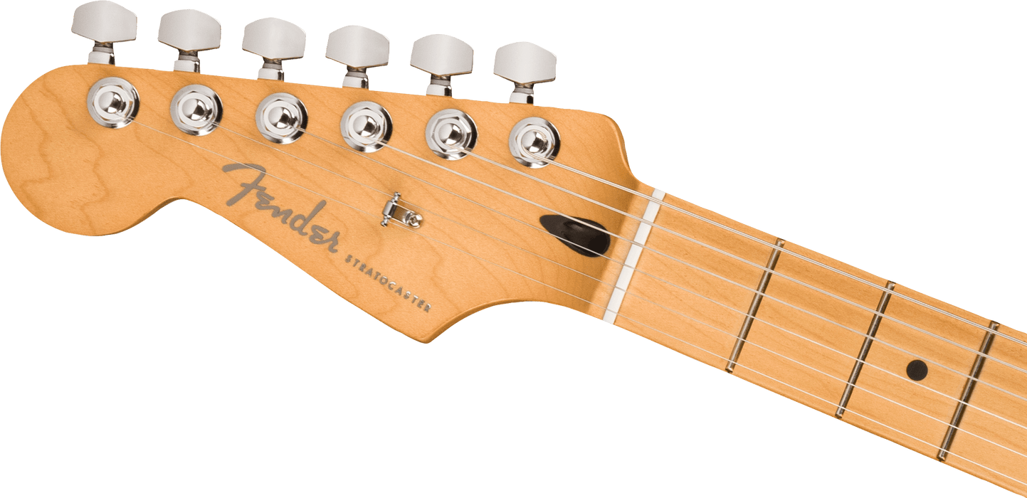 Fender Player Plus Stratocaster, Left-Hand, Maple Fingerboard - 3-Color Sunburst