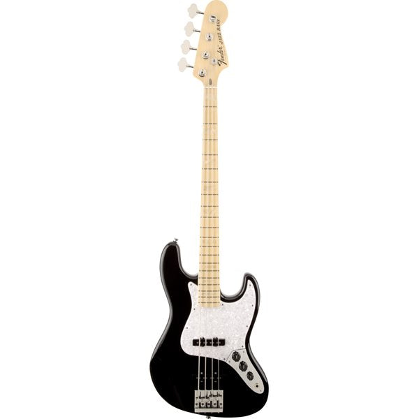 Fender U.S.A. Geddy Lee Jazz Bass, Maple Fingerboard - Black