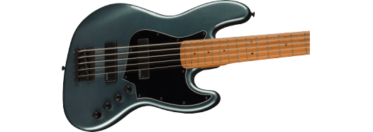 Squier Contemporary Active Jazz Bass HH V, Roasted Maple Fingerboard - Gunmetal Metallic