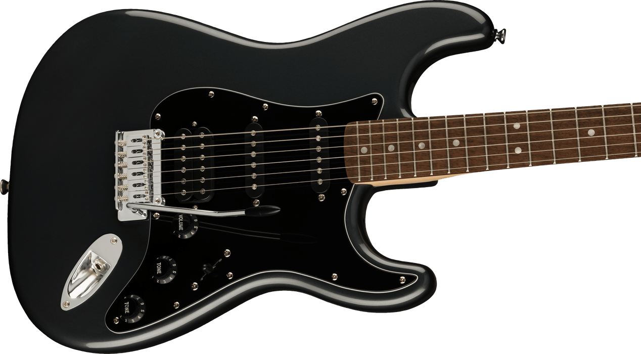 Squier Affinity Series Stratocaster HSS Pack, Laurel Fingerboard - Charcoal Frost Metallic