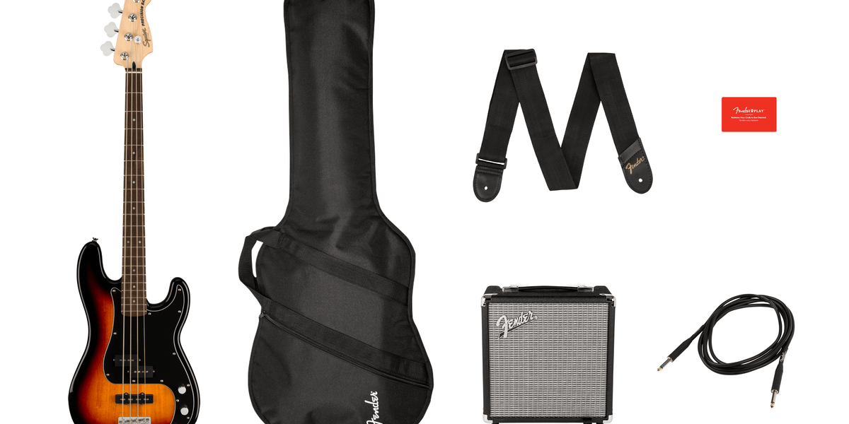Squier Affinity Series Precision Bass PJ Pack, Laurel Fingerboard