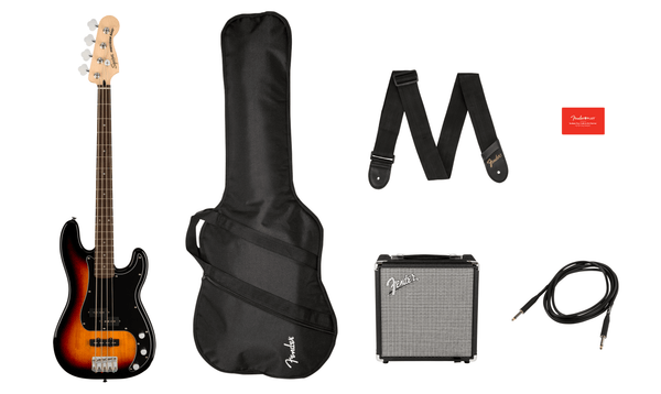 Squier Affinity Series Precision Bass PJ Pack, Laurel Fingerboard