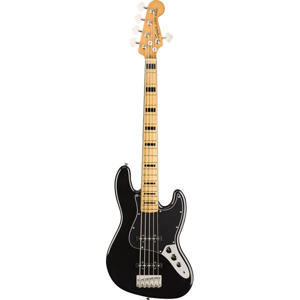 Squier Classic Vibe '70s Jazz Bass V, Maple Fingerboard - Black