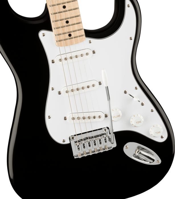 Squier Affinity Series Stratocaster, Maple Fingerboard - Black