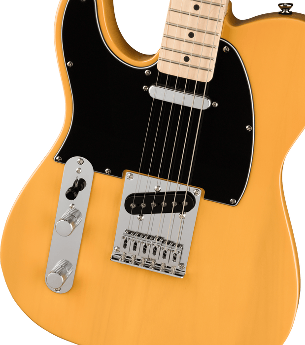 Squier Affinity Series Telecaster Left-Handed, Maple Fingerboard - Butterscotch Blonde