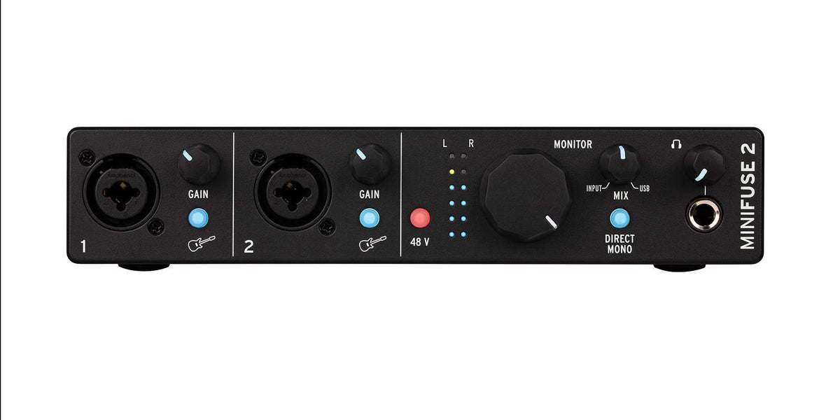 Arturia Minifuse 2 Compact USB Audio Interface - Black for Sale in