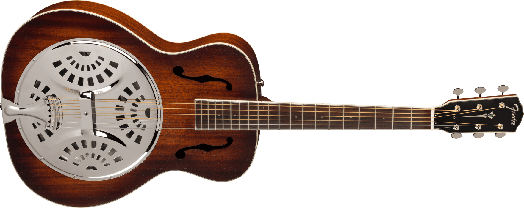 Fender PR-180E Resonator, Walnut Fingerboard - Aged Cognac Burst