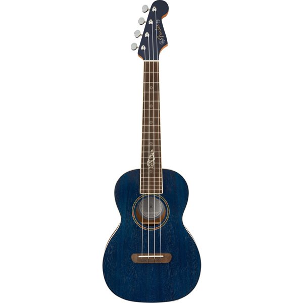 Fender Ukulele Dhani Harrison, Walnut Fingerboard - Sapphire Blue