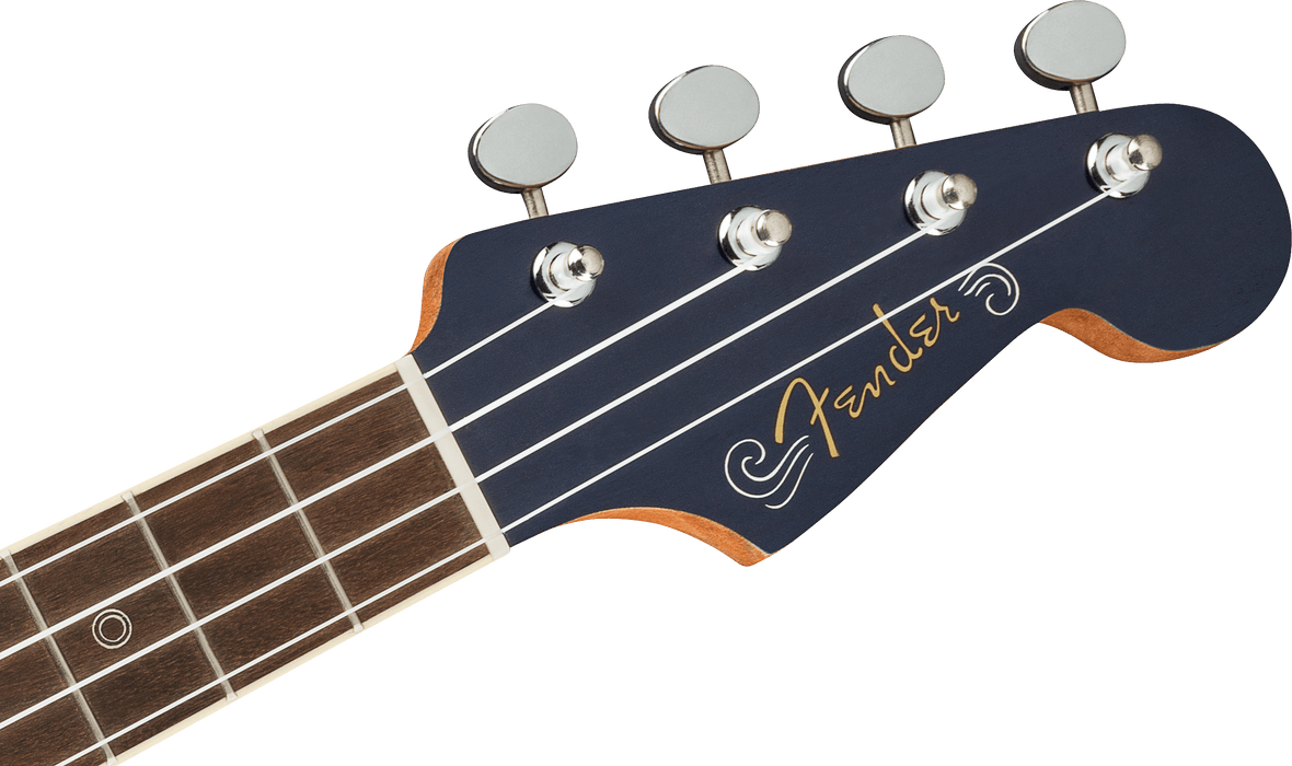 Fender Ukulele Dhani Harrison, Walnut Fingerboard - Sapphire Blue