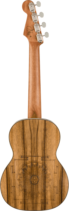 Fender Ukulele Dhani Harrison, Walnut Fingerboard - Turquoise