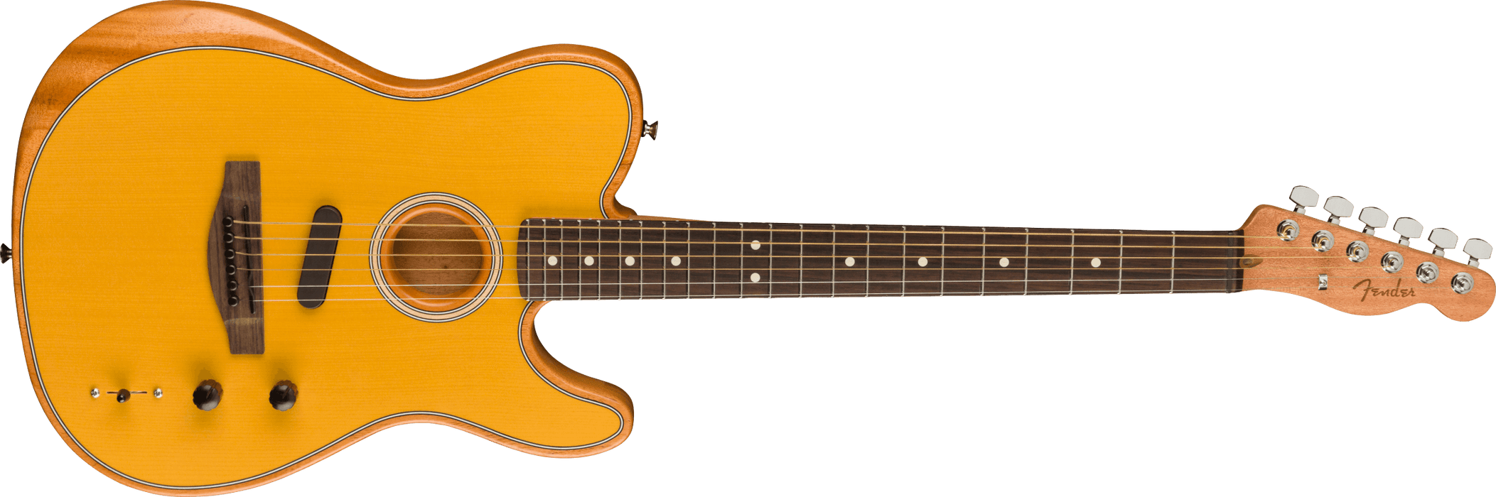 Fender Acoustasonic Player Telecaster, Rosewood Fingerboard - Butterscotch Blonde