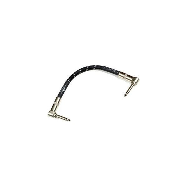 Fender 6'' Patch Cable 1/4 Black Tweed