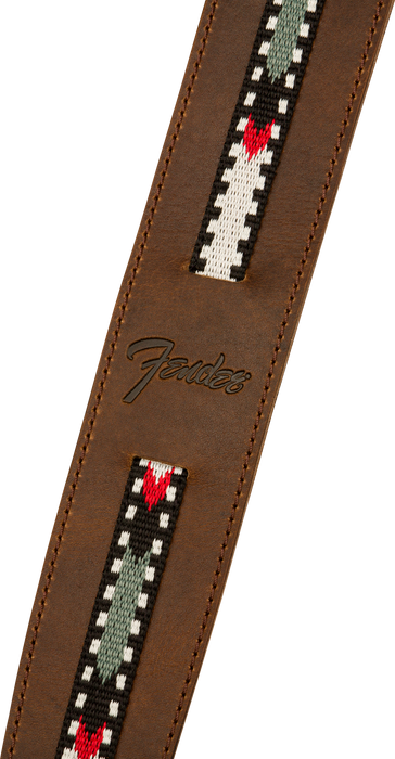 Fender Paramount Acoustic Leather Strap - Brown