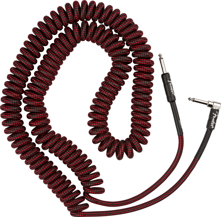 Fender Professional Series Coil Cable, 30' - Red Tweed