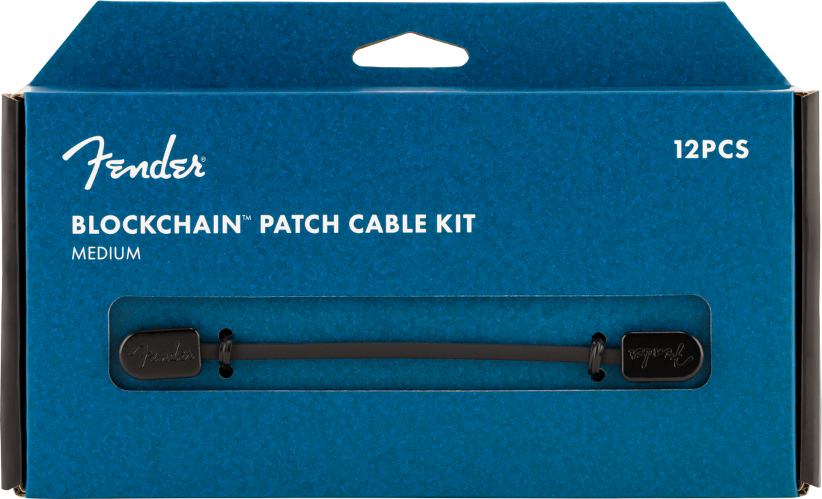 Fender Fender Blockchain Patch Cable Kit, Black, Medium