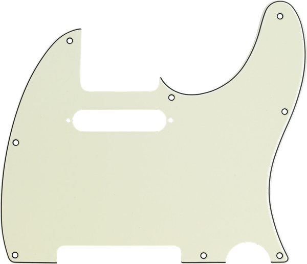 Fender 3-Ply Pickguard, Telecaster, 8-Hole Mount – Mint Green