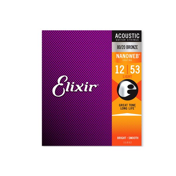 Elixir Acoustic Nanoweb 80/20 - Light 12-53