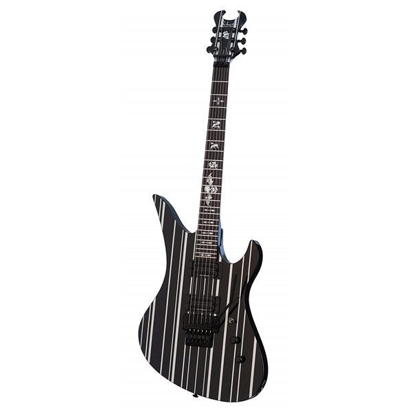 Schecter Synyster Standard - Gloss Black w/Silver Pin Stripes