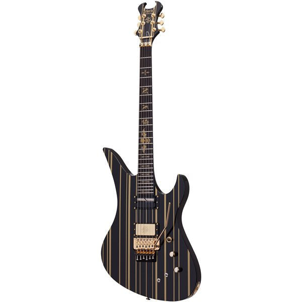Schecter Synyster Gates Custom-S - Black/Gold Stripes