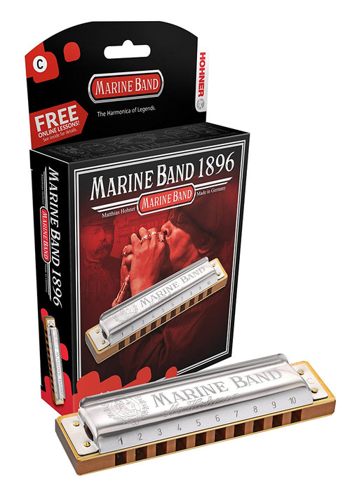 Hohner Marine Band 1896 Classic Harmonica - E