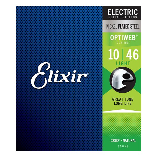 Elixir Electric Guitar Strings Optiweb light 10-46