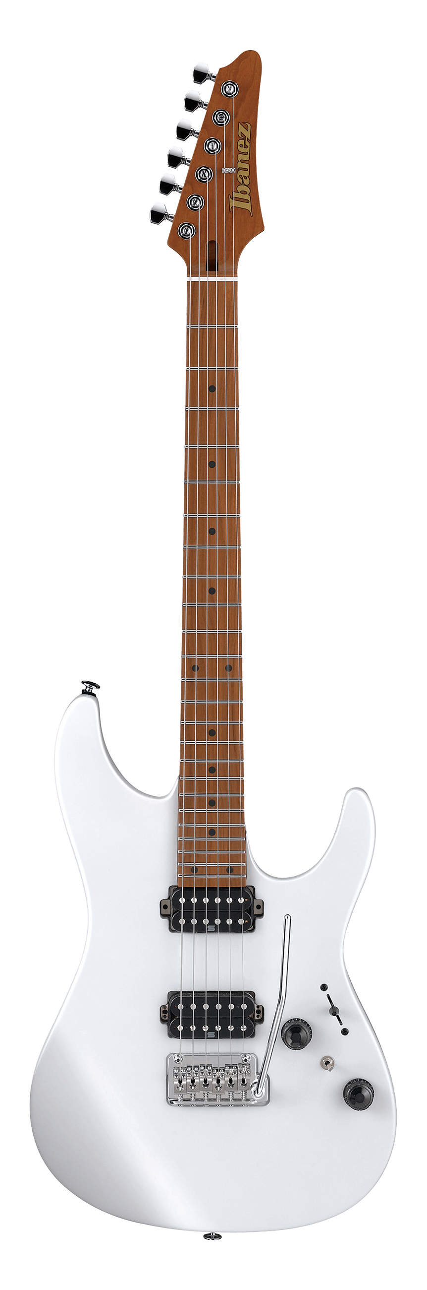 ギター Ibanez Prestige AZ2402 PGM Ibanez AZ2402 Prestige 6-String w/Case - Pearl White Flat