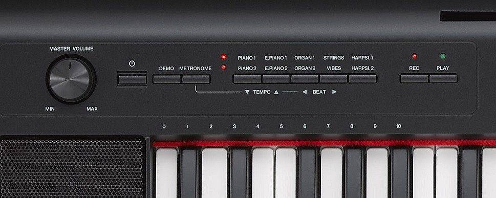 Yamaha NP12 Piaggero 61-Keys Portable Keyboard - Black