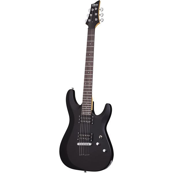 Schecter C-6 Deluxe Solid-Body 6 String Electric Guitar - Satin Black