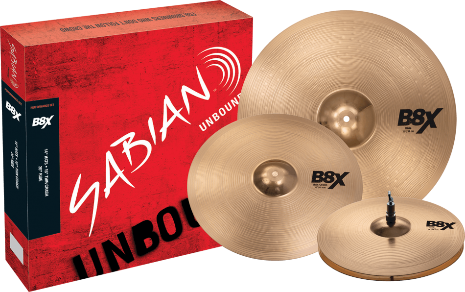Sabian B8X Performance Set - 20/16/14