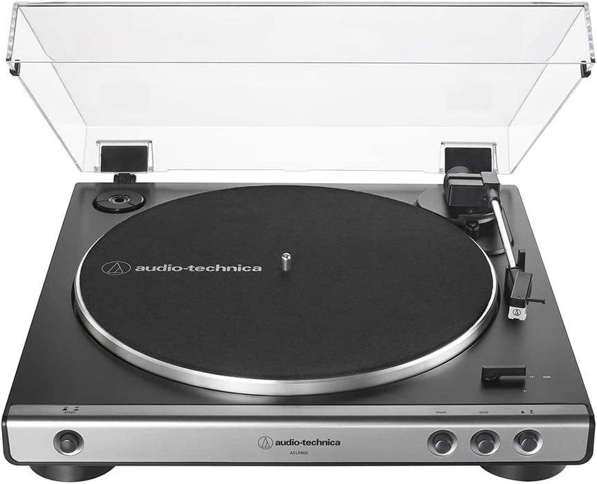 Audio-Technica AT-LP60X - Fully Automatic Belt-Drive Turntable Gun Metal