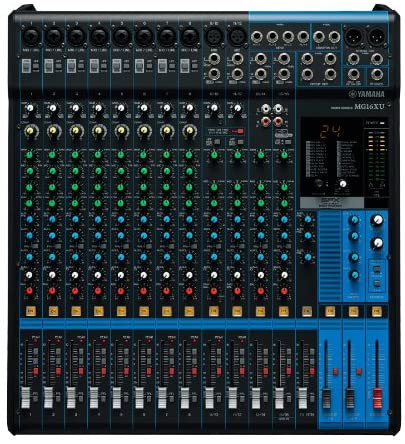 Yamaha MG16XU 16-Channel Mixer, 6-bus, 24 SPX effects, USB