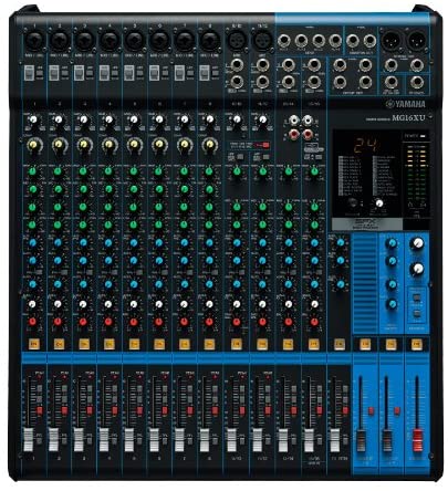 Yamaha MG16XU 16-Channel Mixer, 6-bus, 24 SPX effects, USB for