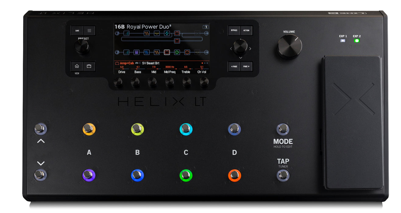Line 6 Helix LT Floor Multi-Effects Processor — Zedem