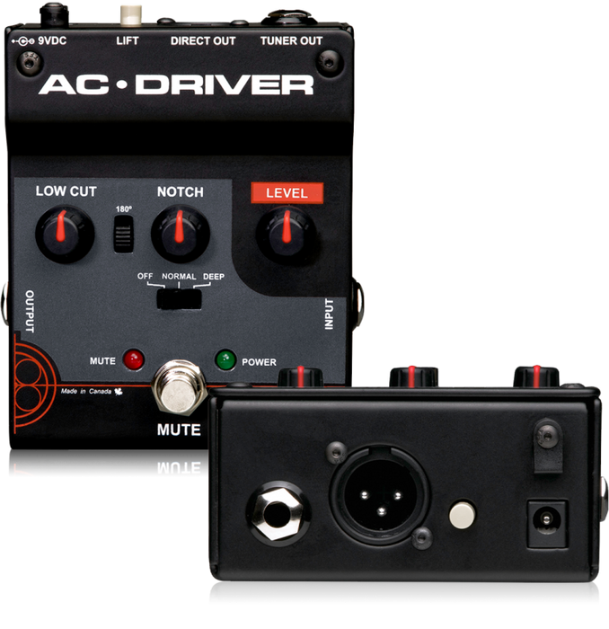 Radial AC Driver Compact Acoustic Instrument Preamp