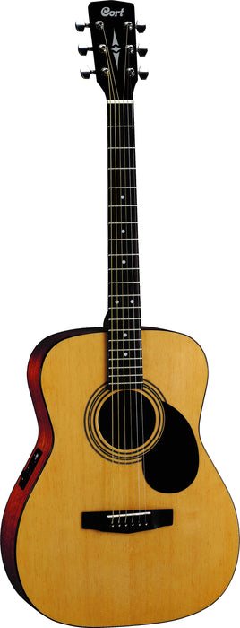 Cort Folk Size Acoustic Guitar w/Eq - Open Pore Natural
