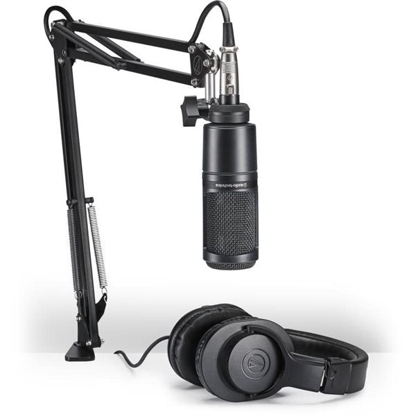 Audio-Technica Pack AT2020 , ATH-M20x, Support boom, Cable
