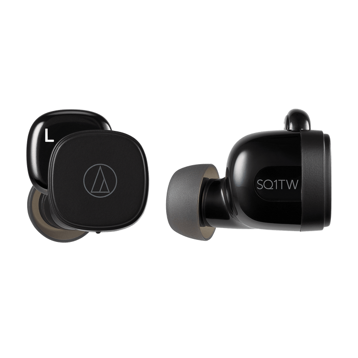 Audio Technica ATH-SQ1TW Wireless Earbuds Black à vendre au