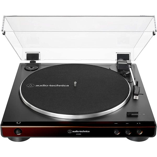 Audio-Technica AT-LP60X - Fully Automatic Belt-Drive Turntable Brown