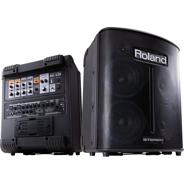 Roland BA-330 Battery Powered Stereo Portable PA System