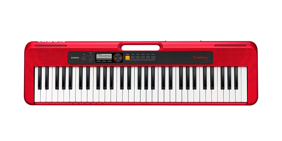 Casio CTS200 Casiotone 61-Key Portable Keyboard w/Chordana App - Red