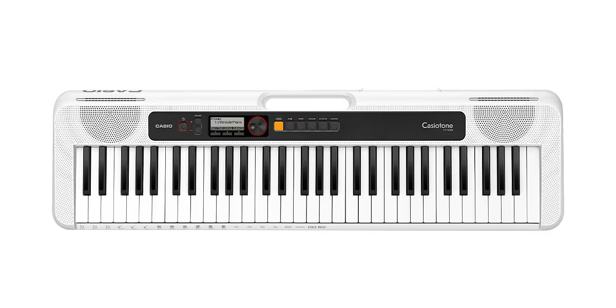 Casio Casiotone CT S200WE 61 Key Portable Keyboard White