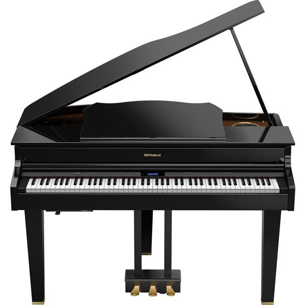 Roland GP607-PE-B Digital Grand Piano - Polished Ebony w/Bench